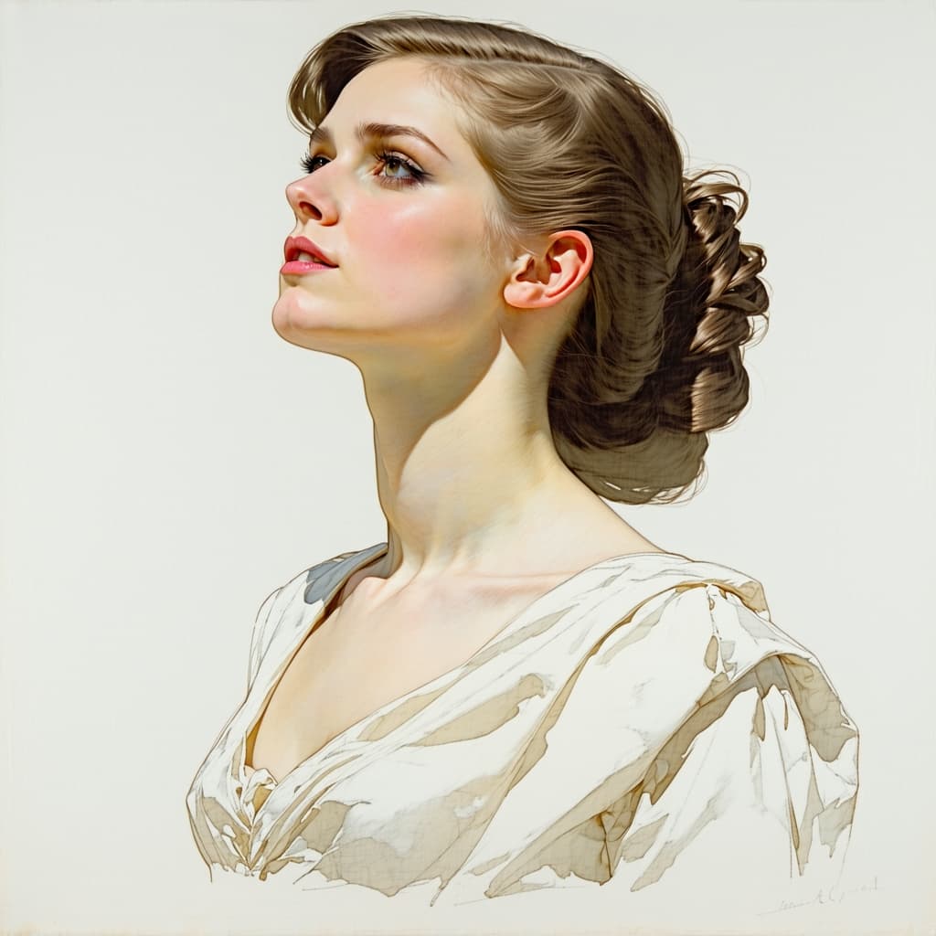 AI generated: inspired by the techniques of (((Joseph Christian Leyendecker))), featuring (bold brushwork) illustr...