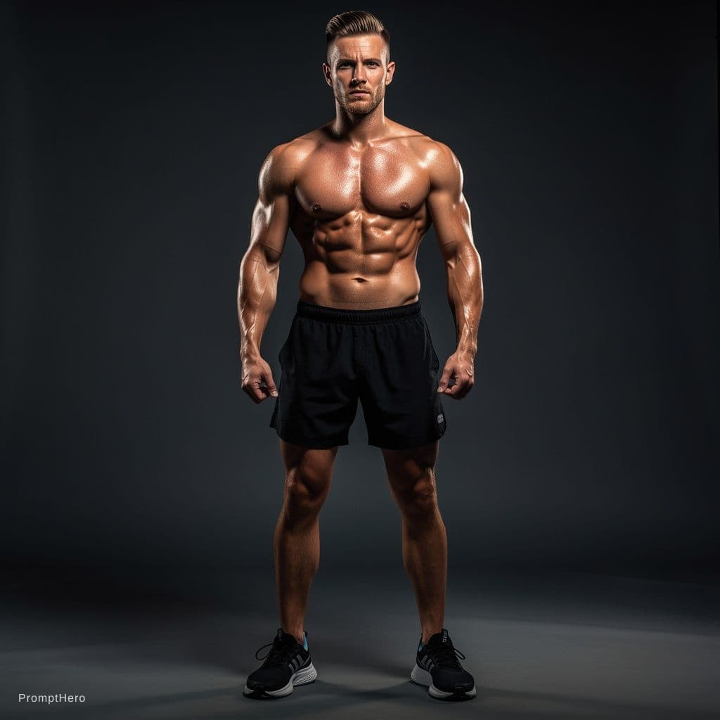 AI generated: erotic shirtless sportsman
