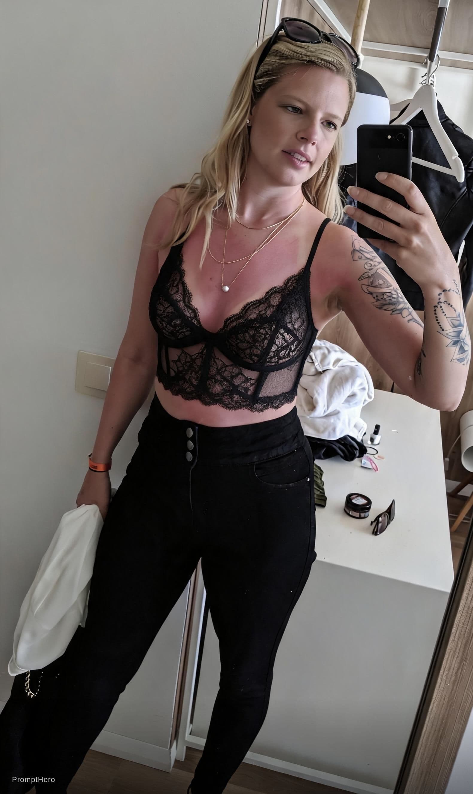 AI generated: make me look like i’m wearing sexy lingerie