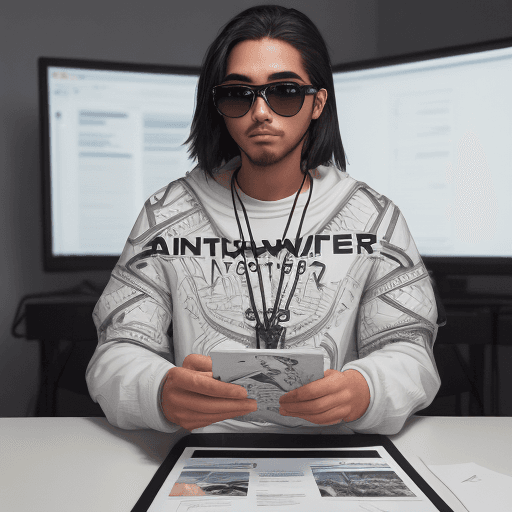 AI generated: an influencer creating valuable content--ar 36:55 --styling 750 --v6 -- hyperrealistic