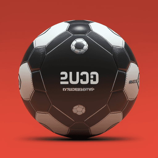 AI generated: Photo of a ultra realistic a soccer ball 8.65 pulgadas (22 cm) y una circunferencia de 27-28 pulgada...