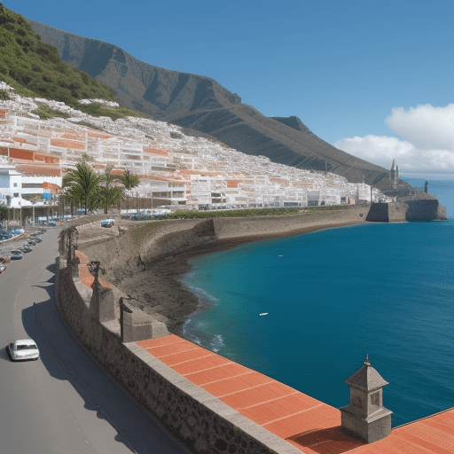 AI generated: imagen de puerto de carga
