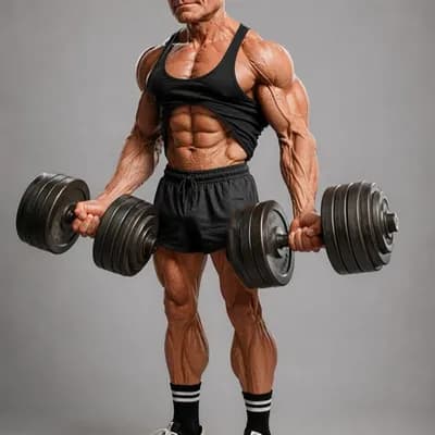 AI generated video: make this guy working out his biceps.
alternately left and right arm.
Face shows no effort. biceps c...