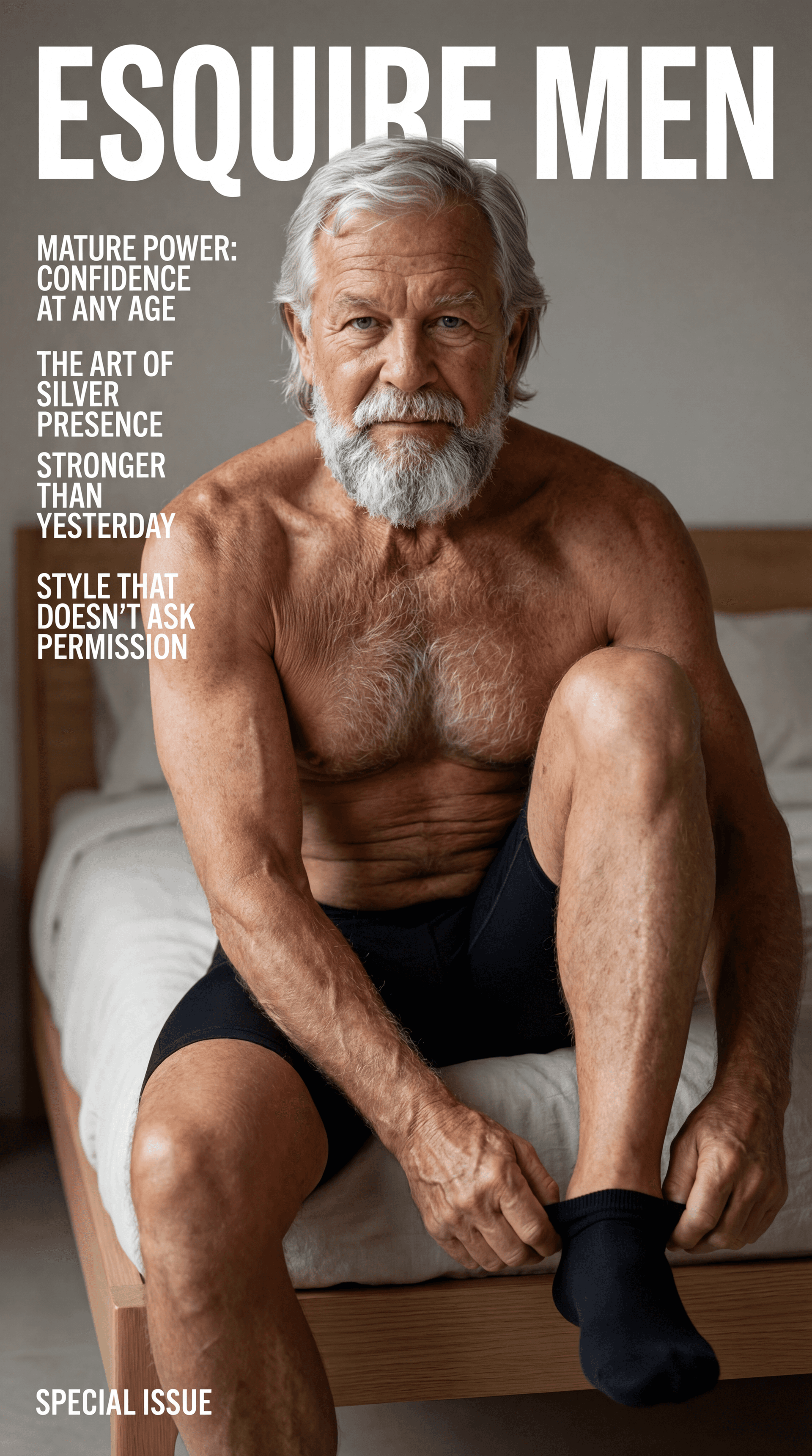 AI generated: FASHION MAGAZINE COVER. NOT CGI. NOT LIFESTYLE.
Ultra-realistic high-end editorial photography with ...
