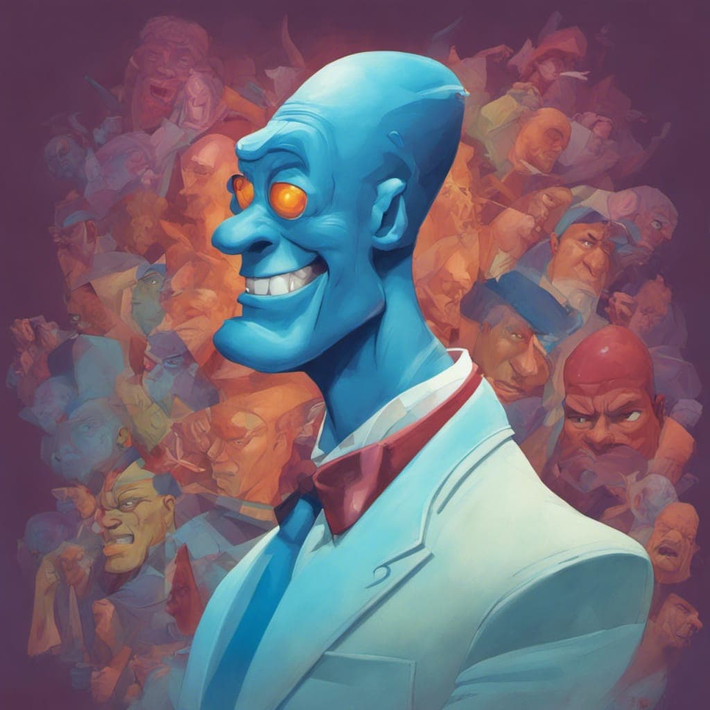 AI generated: an AI-generated piece that highlights Osmosis Jones's unique personality and style, capturing his hu...