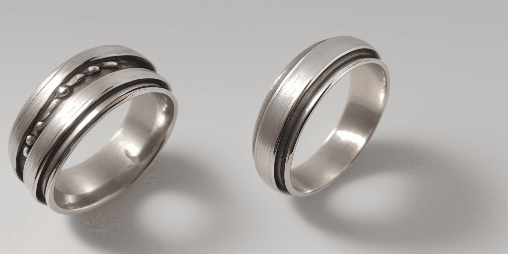 AI generated: silver and ring