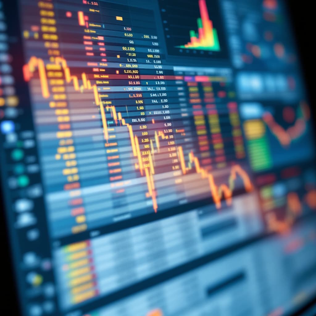 AI generated: A detailed budget spreadsheet on a computer screen. dslr, ultra quality, sharp focus, tack sharp, do...