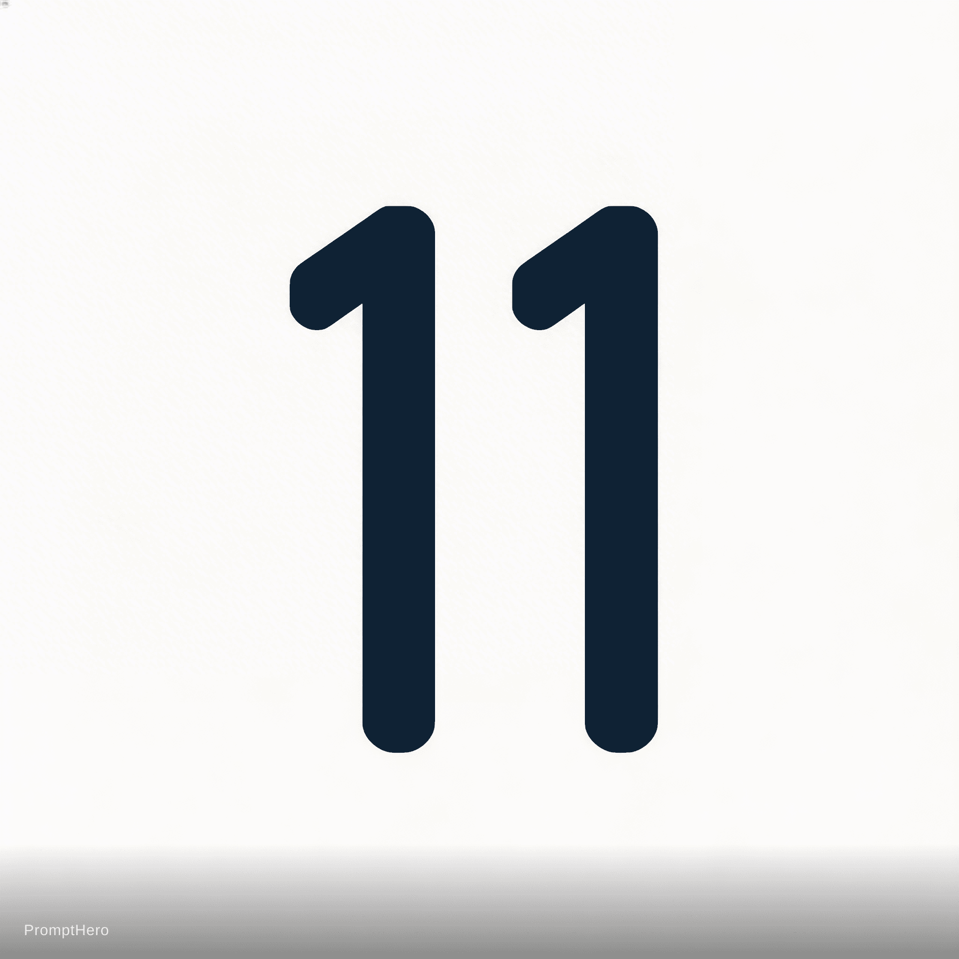 AI generated: My E-Sports Team And Org Name In 11(Eleven) 
Make Logo For 11 
