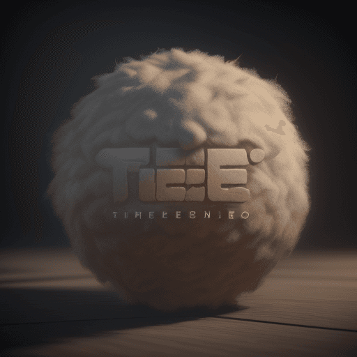 AI generated: The word "STEERCO" made of apple texture, a fluffy 3D, blender and unreal engine, high quality, volu...