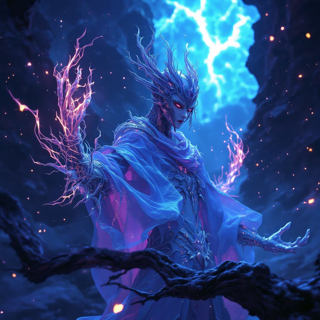 AI generated: character design, photorealistic void, magical atmosphere, 8k detail post processing, hyper detail, ...