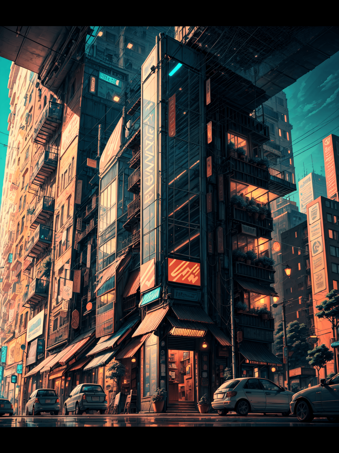 AI generated: masterpiece, centered, concept art, wide shot, art nouveau, skyscraper, architecture, modern, sleek ...
