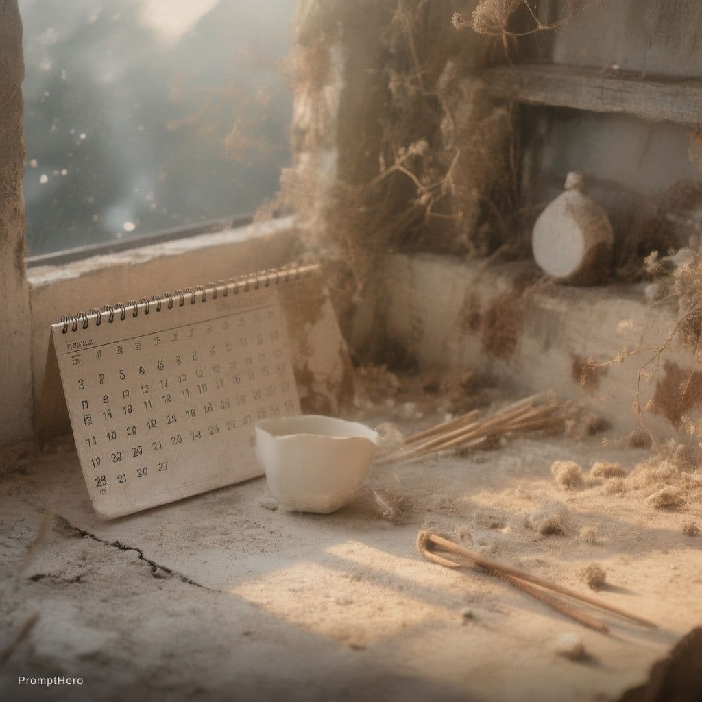AI generated: 2027 January calander using my photos 