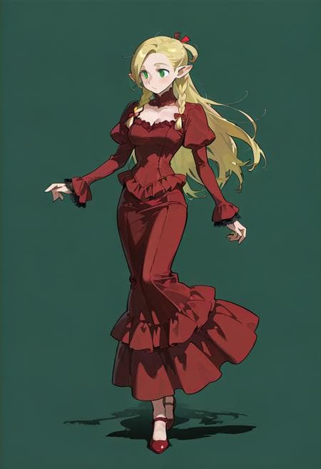 Gothic Fishtail Dress - Image 4