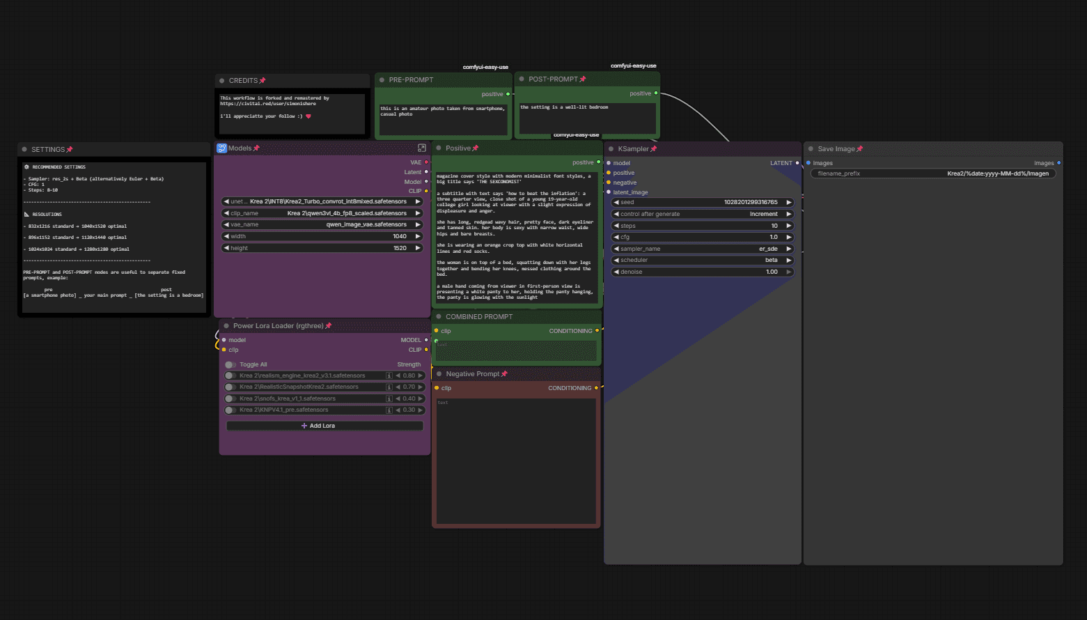 Krea2 - Simple Fine Workflow - Image 3