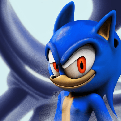 AI generated: sanic