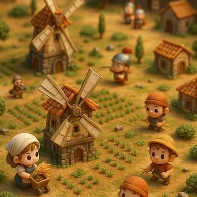 AI generated video: Animate each character by doing an action