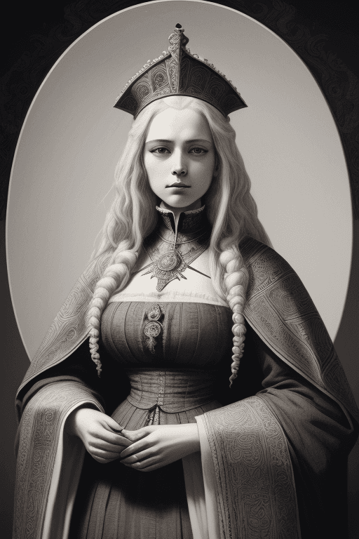 AI generated: the high priestess in the style of a 19th century engraving, trending on artstation, highly detailed...