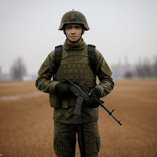 AI generated: Ukrainian Soldier