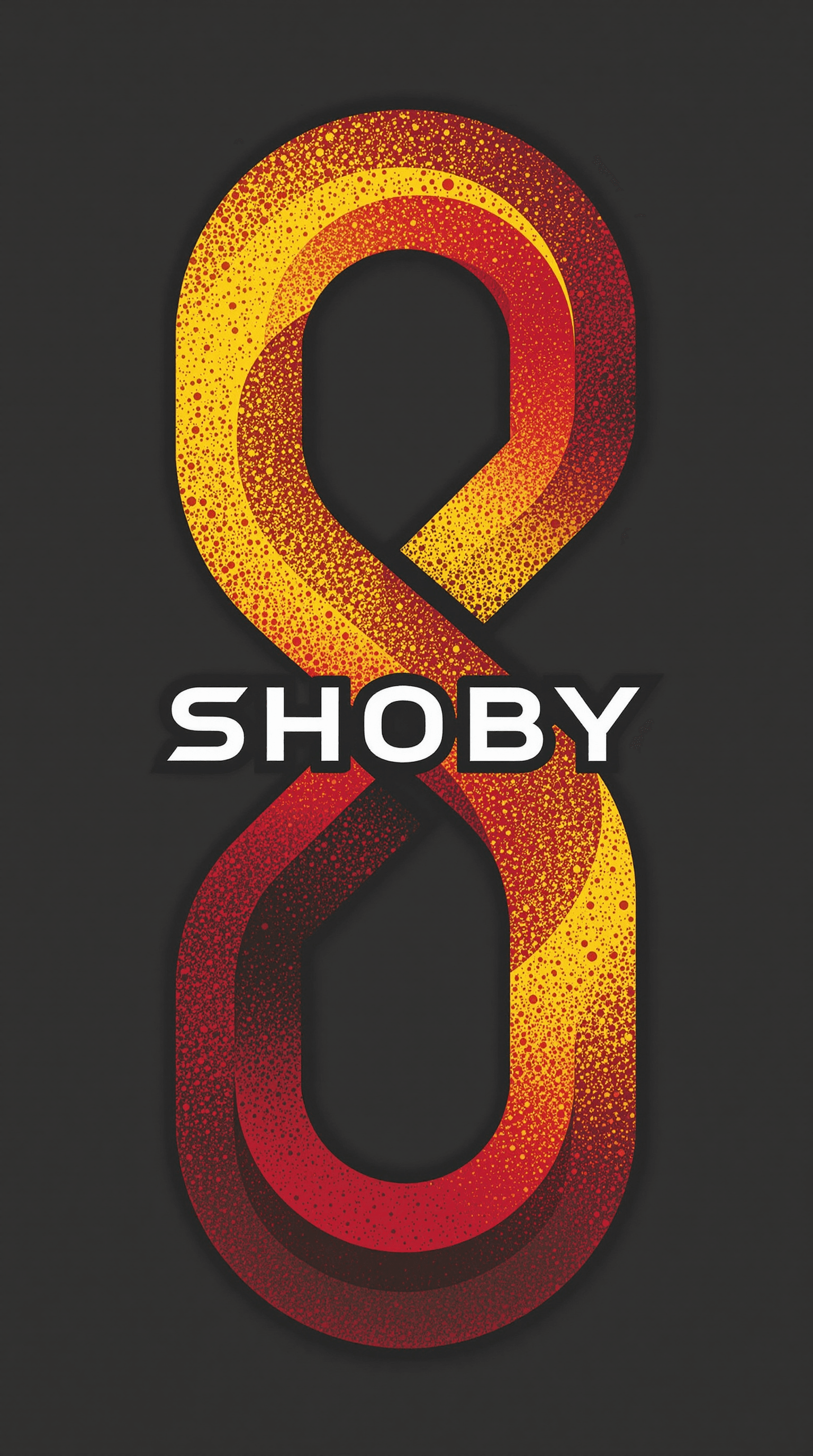 AI generated: a abstract chain logo design withe the text "SHOBY"