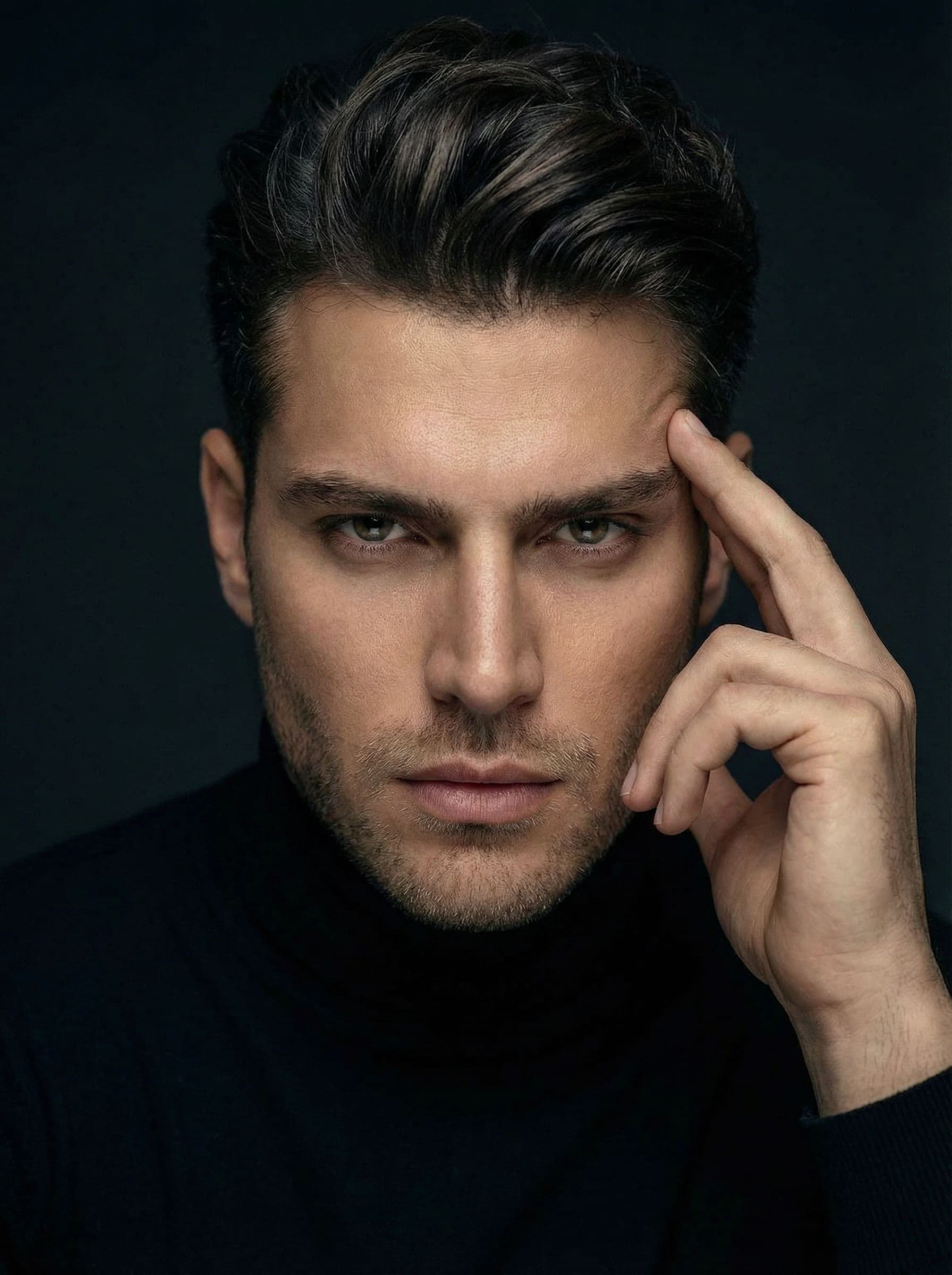 AI generated: fashion editorial photograph, man, shot on a Canon EOS 5D Mark IV --chaos 75 --ar 1:2 --profile rsy6...