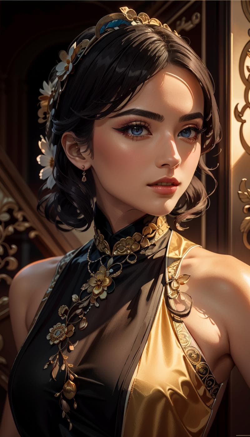 China dress -  Old Shanghai Beauty (老上海美女)