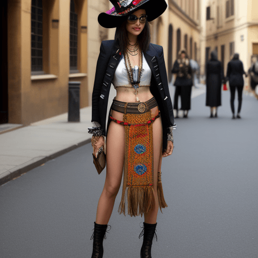 AI generated: milady street style tribes