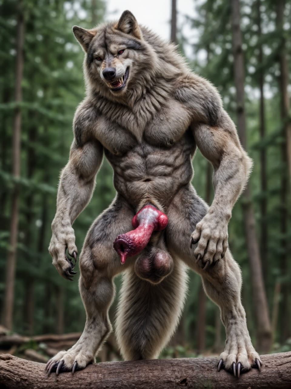 Detailed Canine Penis