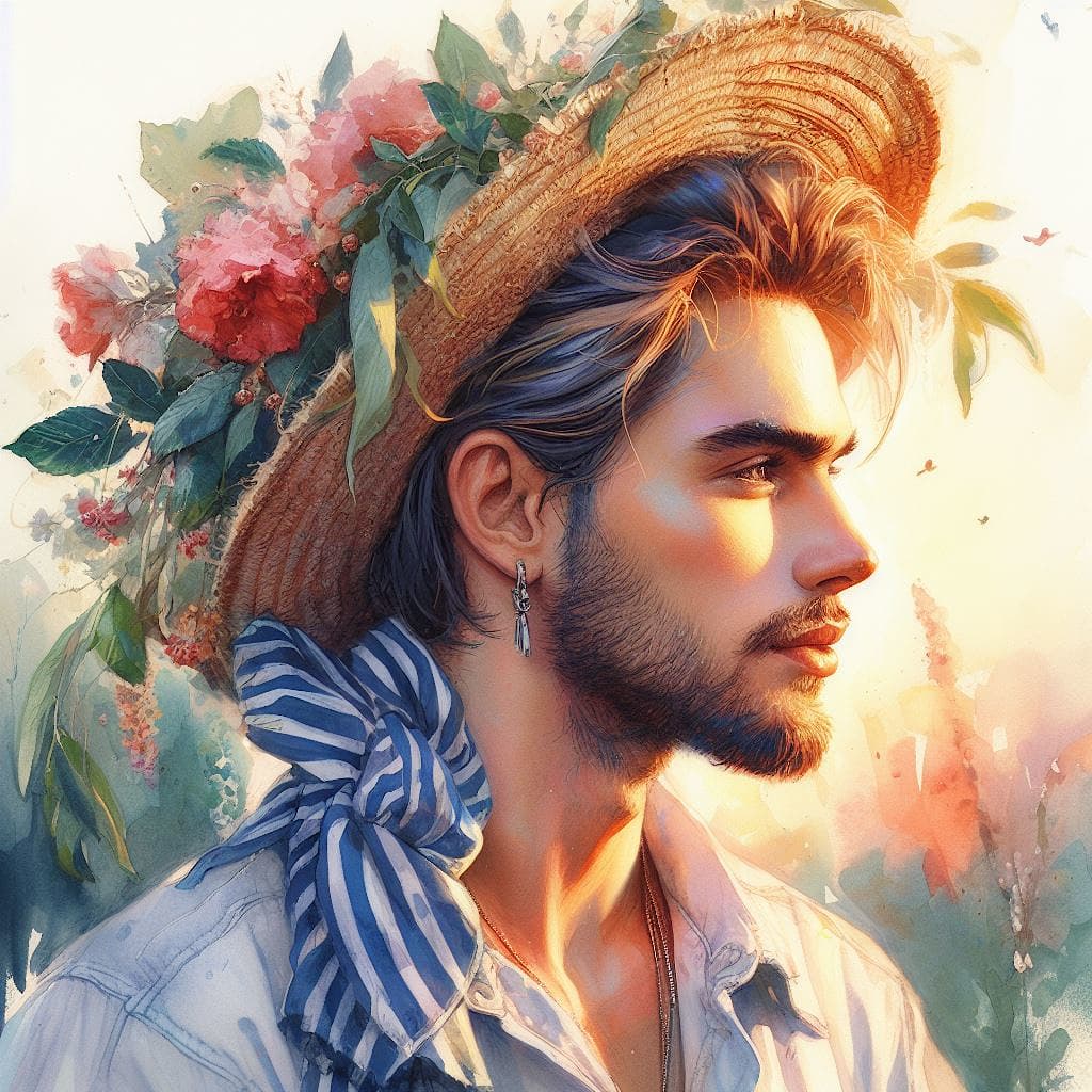 AI generated: Portrait inspired by a mix of Alexandr Averin and Greg Rutkowski, watercolor, intricate details, hig...