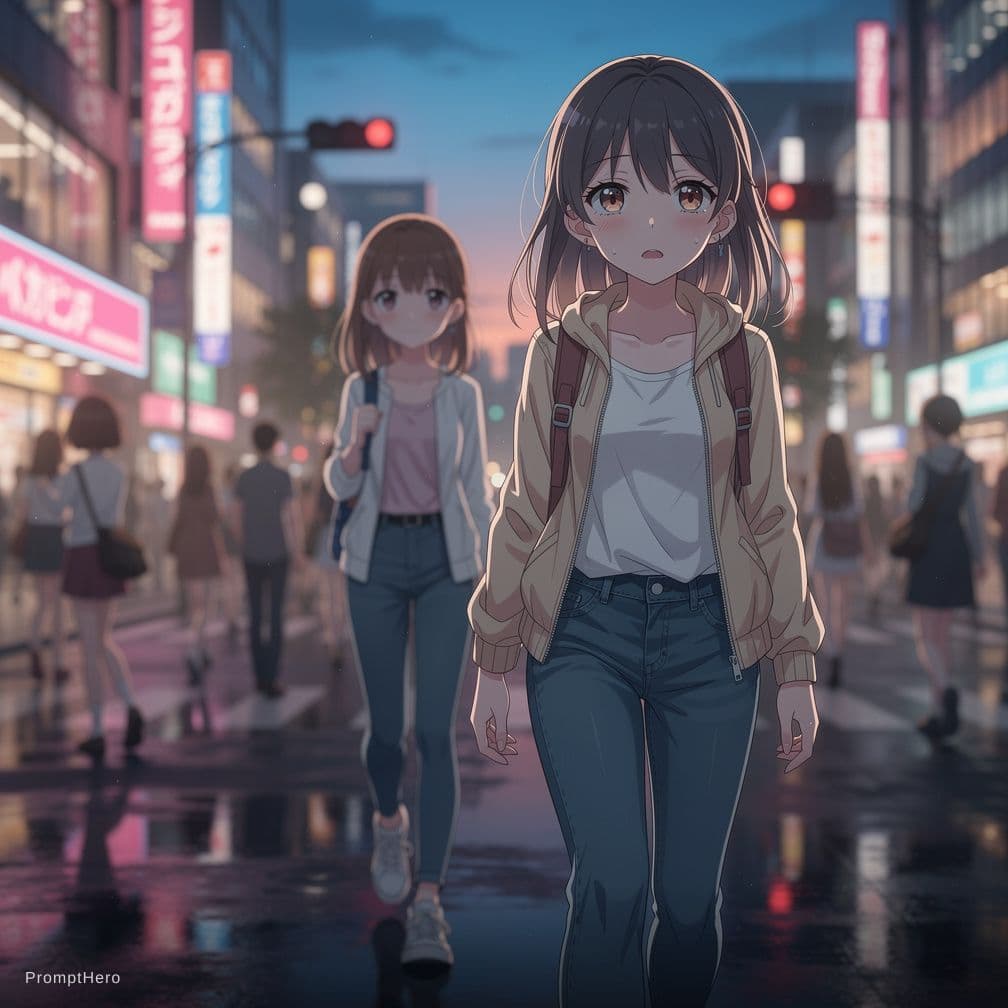 AI generated: score_9, score_8_up, score_7_up, 2girls, tomany girls, source anime, anime screencap, masterpiece, e...