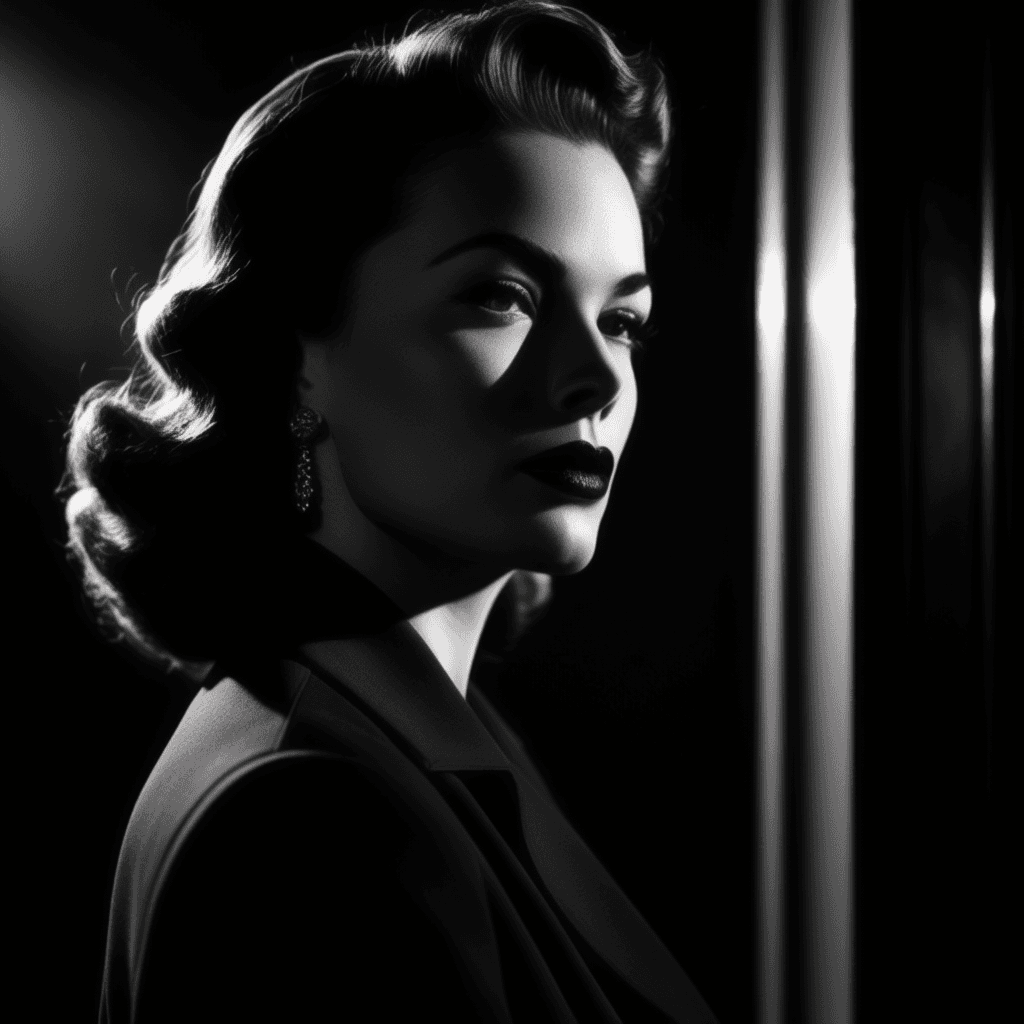 AI generated: Film noir style linquivera kylin, bold lines, hyper detailed, a dark warm limited palette, chiaroscu...