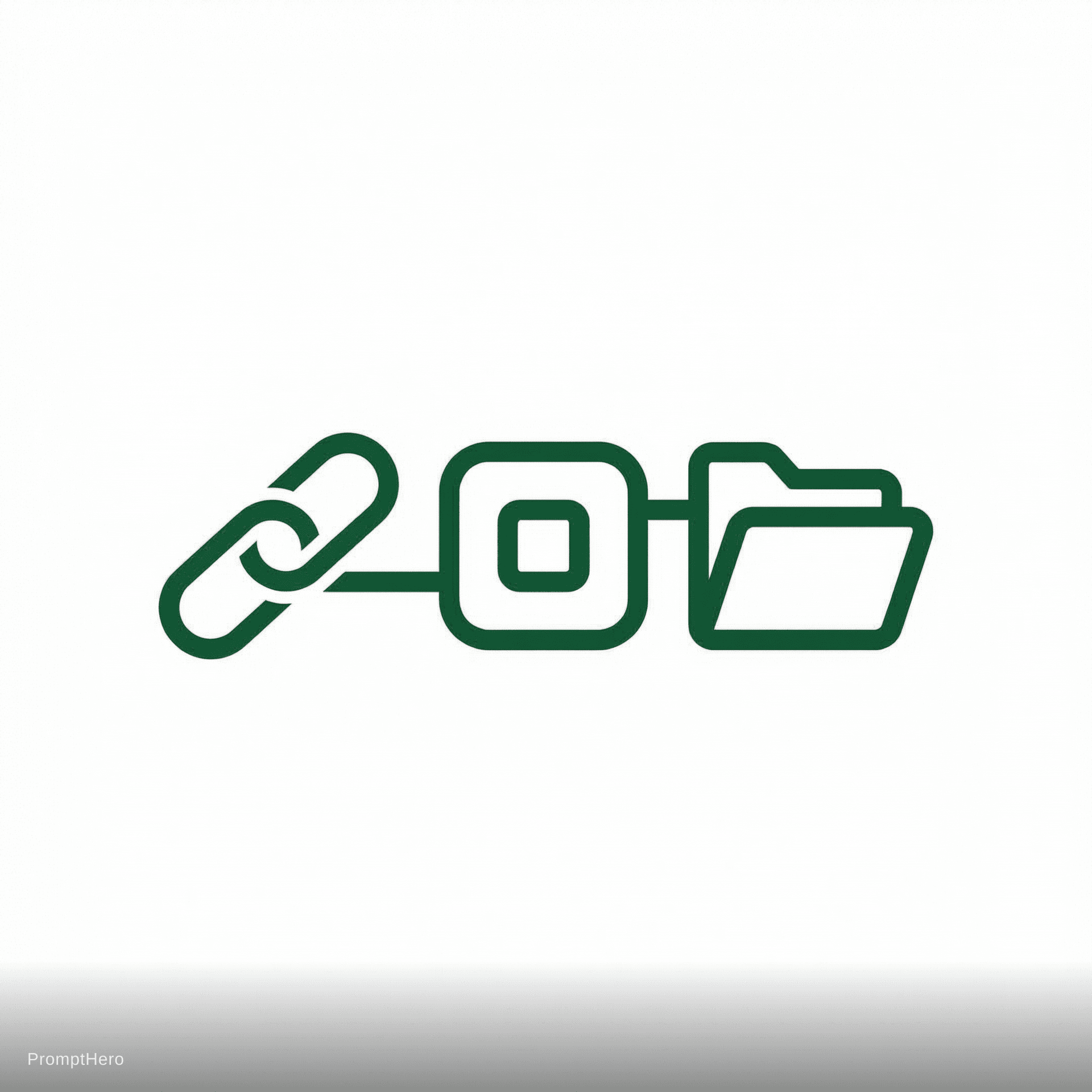 AI generated: The logo with White Background presents a minimalist and elegant design, featuring a stylized repres...