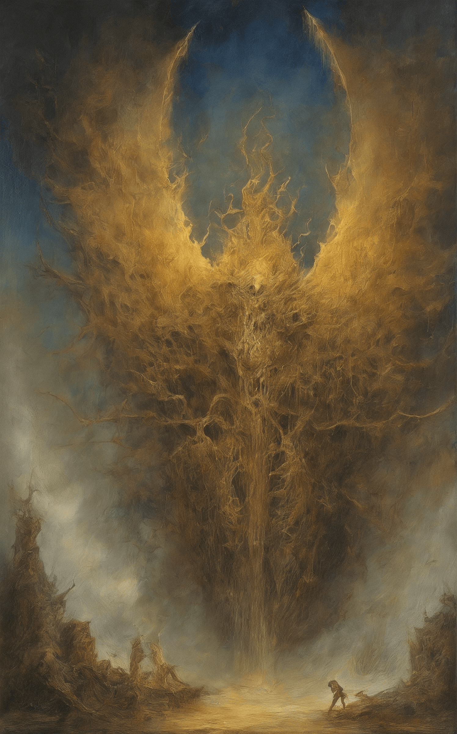 AI generated: Impressionist painting Detailed, vibrant, immersive, reminiscent of high fantasy RPG games, Role-pla...