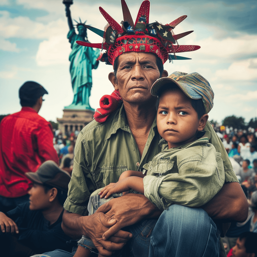 AI generated: fighting for immigrant rights