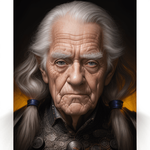 AI generated: amazing portrait Elderly superhero man, ultra realistic, zeiss portrait, leica portrait, photograph ...