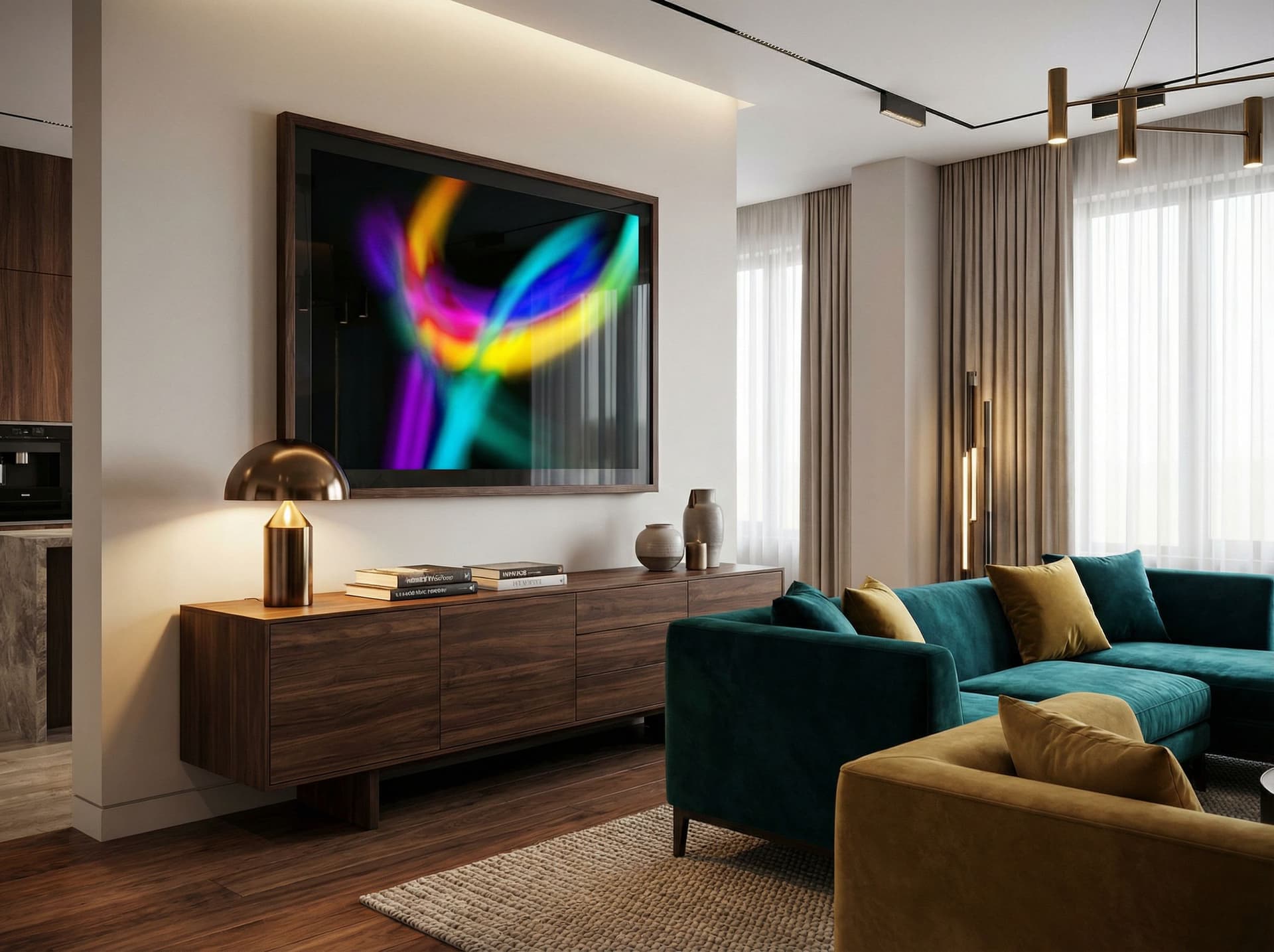 AI generated: 

Put this work of art as a 24x18in fine art photographic print in a high end, incredibly well desig...