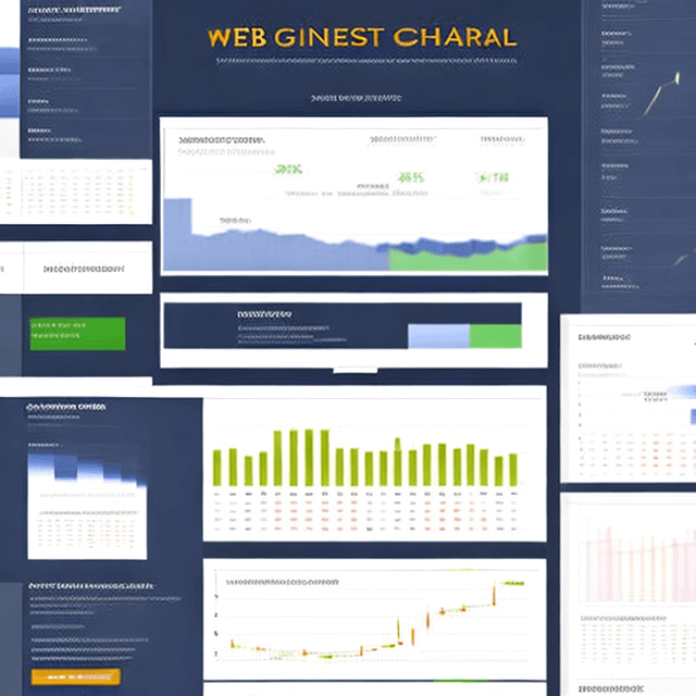 AI generated: Realistic web design for investment fund comparator with returns charts and bar charts with portfoli...