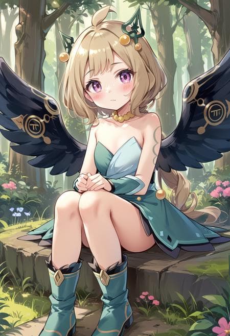 Yu-Gi-Oh! - Hugin the Runick Wings (神碑の翼フギン) PonyXL