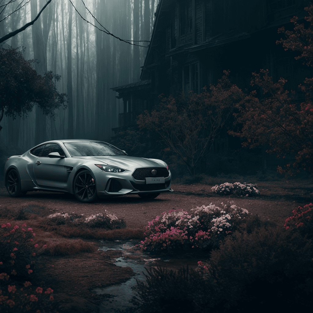 AI generated: hyper realistic high detail raytracing octane render. Foggy Sea of Darkness. Darkly beautiful. Marsh...