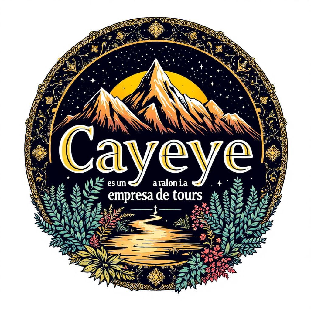 AI generated: crea logo con la palabra cayeye es una empresa de tours, necesito un diseño dentro de la palabra
