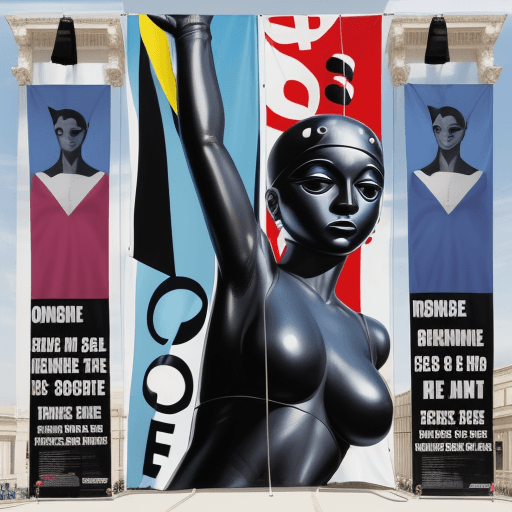 AI generated: banner from french artist richard orlinski
