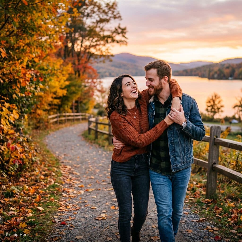 AI generated: a couple in love