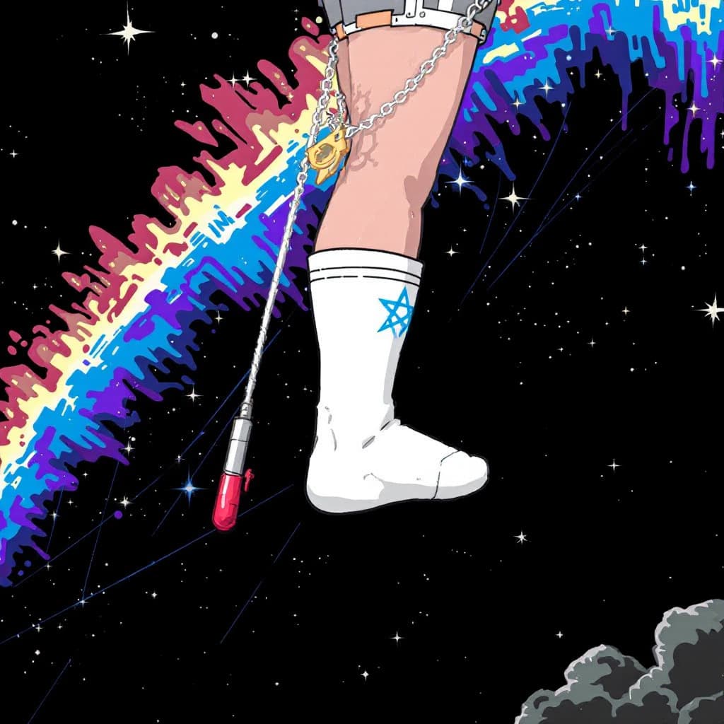 AI generated: Atom eve with White sock 