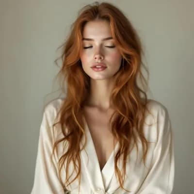 AI generated video: Create a smooth 360-degree rotation video of this woman, keeping her face consistent, natural lighti...
