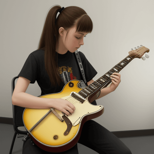 AI generated: guitar