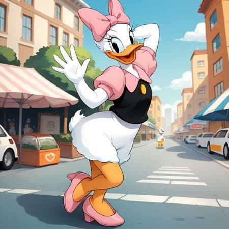 Daisy Duck // Illustrious/Pony Character LoRA