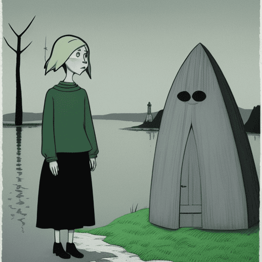 AI generated: Pictures like Tuve Jansson style