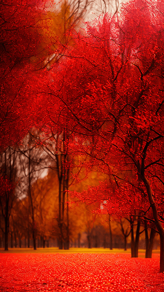 AI generated: Autumn landscape,Red color,Red Peppers Trees
Bokeh,insanely detailed and intricate, hypermaximalist,...