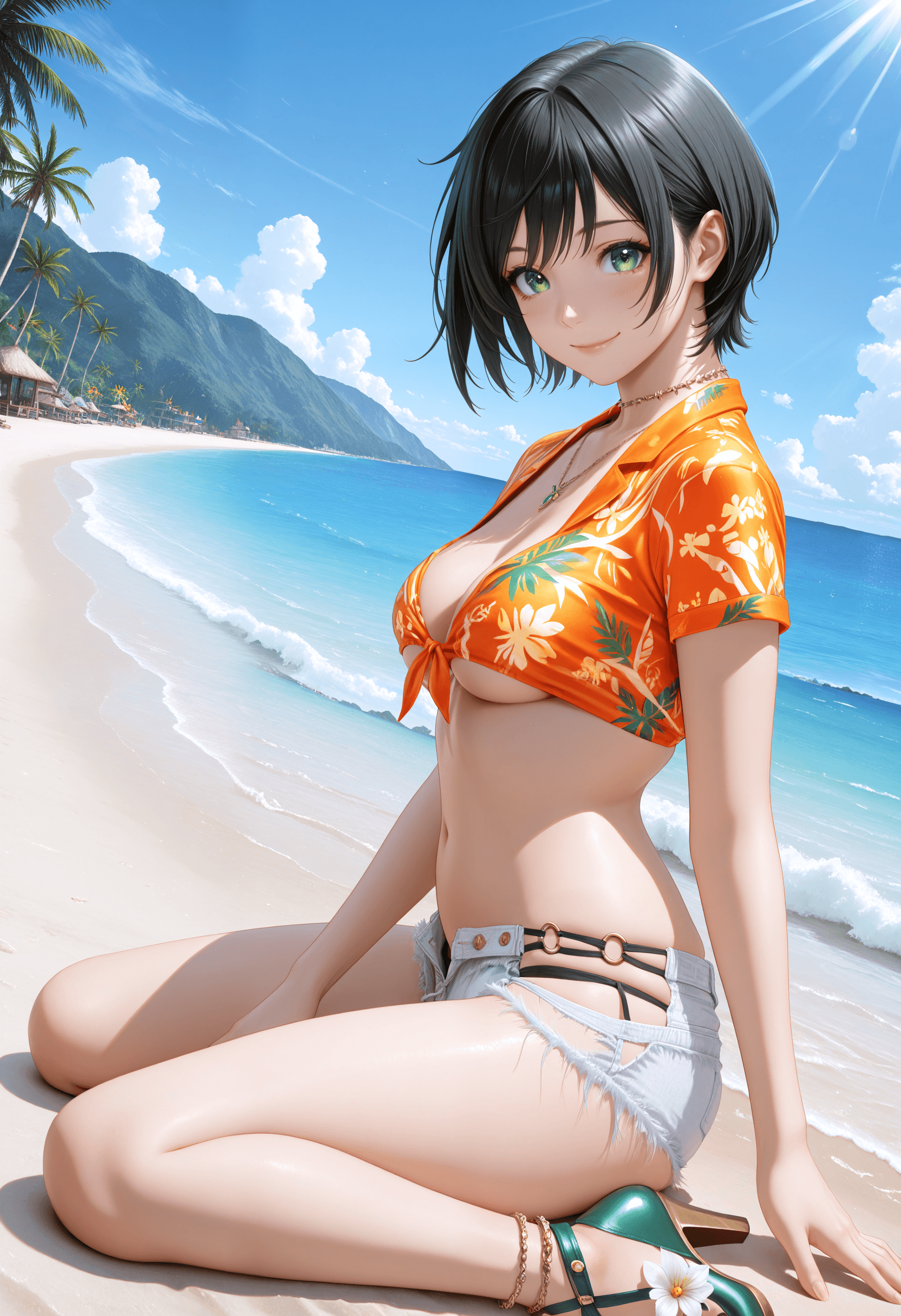 ロコモコバケーション LocoMoco Vacation - DOAXVV Outfit (Illustrious)