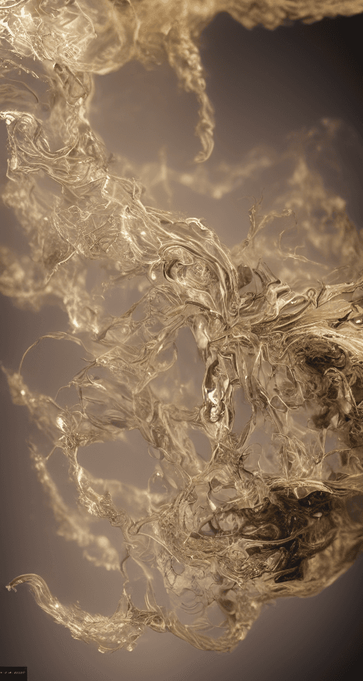 AI generated: abstract lint's, curly, smooth, plants, 3d fractal, shiny, powders, liquids, oil, swirls, fluid, clo...