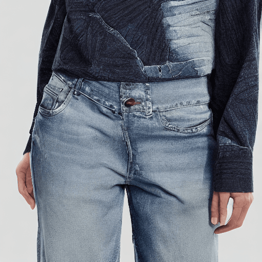 AI generated: Jean infinite texture